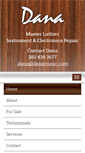 Mobile Screenshot of danamusic.com